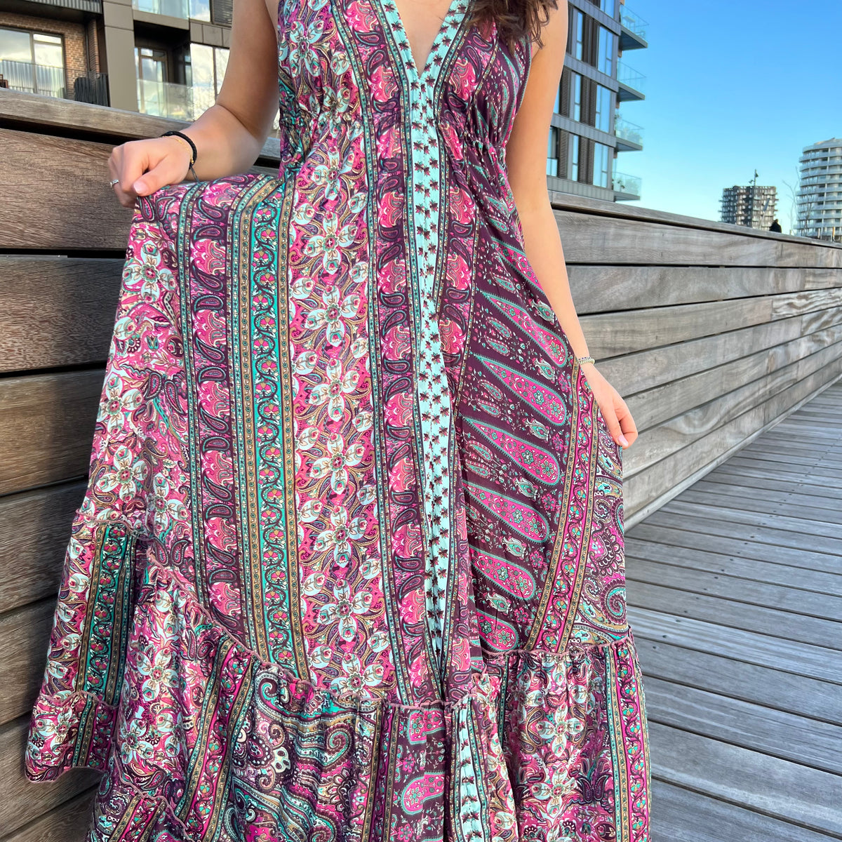 【新品未使用】1+in the family VIOLA Dress 48m Viola Dress - Pink Marble Print – Studio Lexi