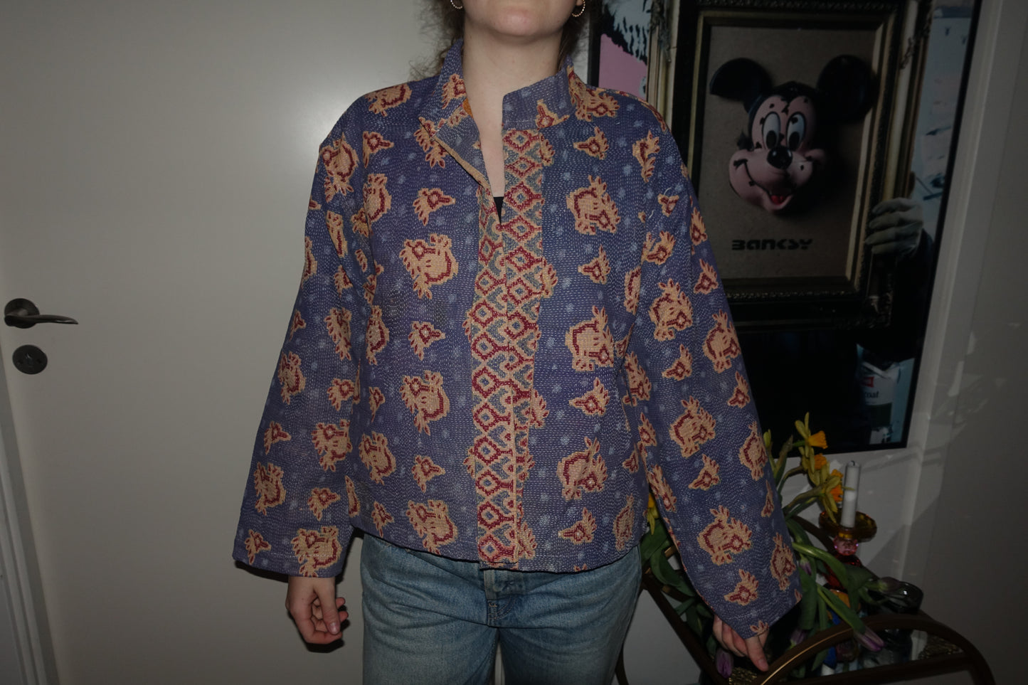 Kantha Quilted Reversible Jacket