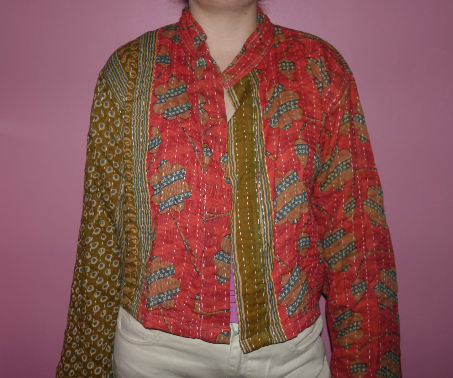 New Kantha Reversible Jacket