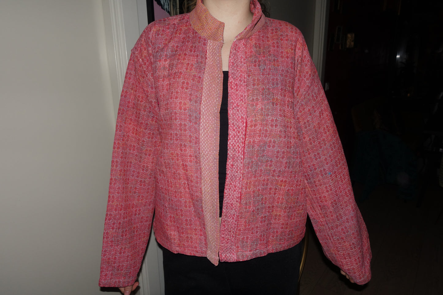 Kantha Quilted Reversible Jacket