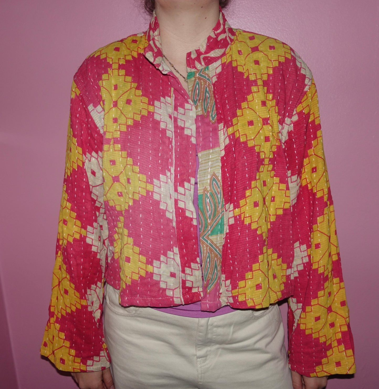 New Kantha Reversible Jacket