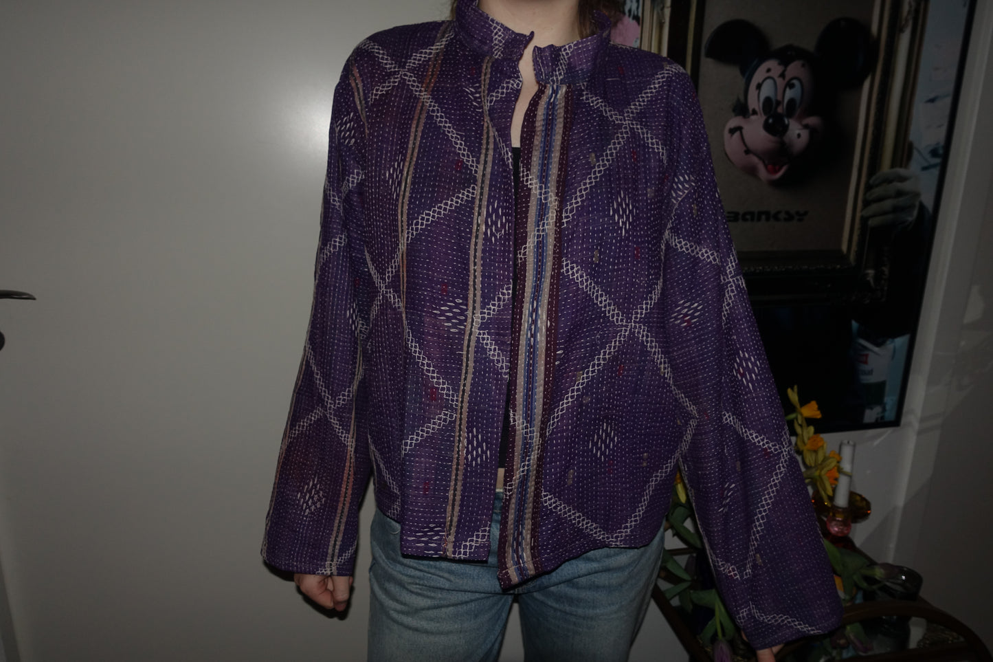 Kantha Quilted Reversible Jacket