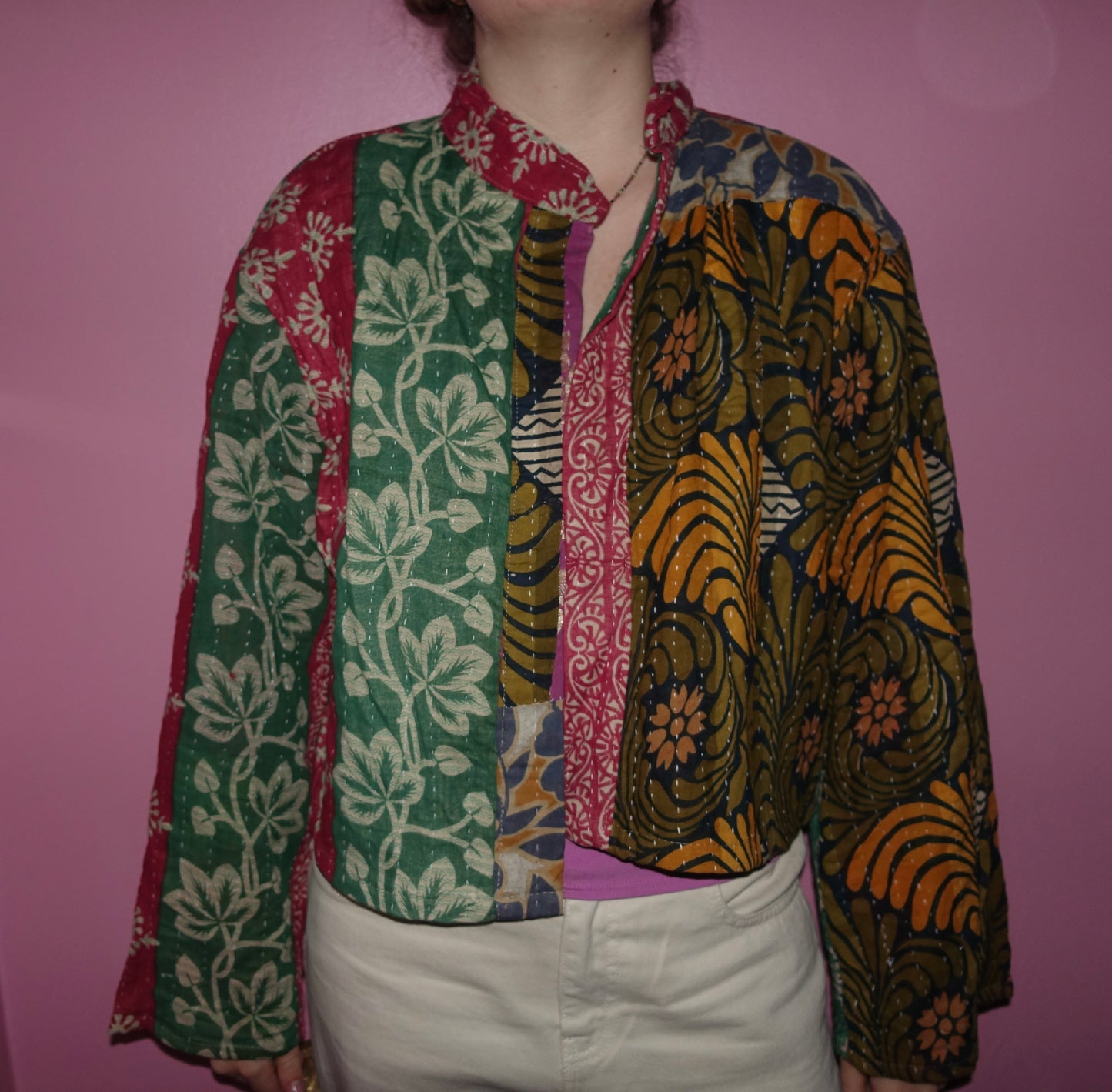 New Kantha Reversible Jacket