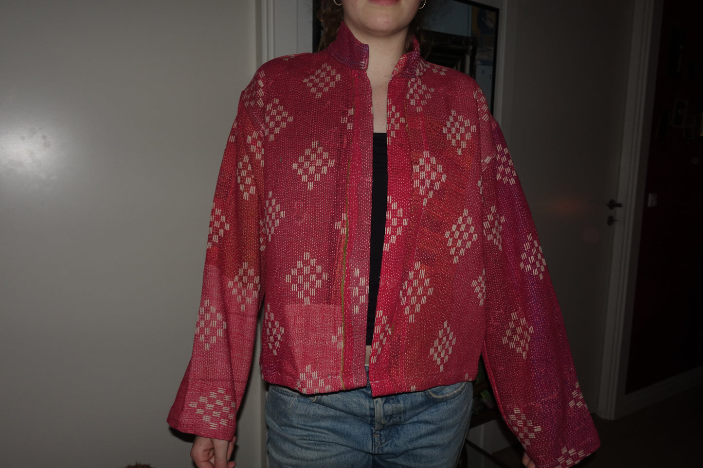 Kantha Quilted Reversible Jacket