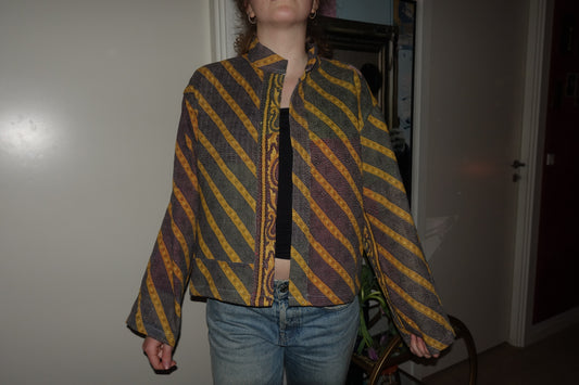 Kantha Quilted Reversible Jacket