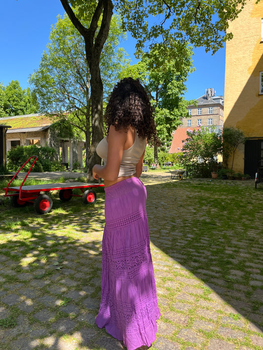 Purple Maxi Skirt