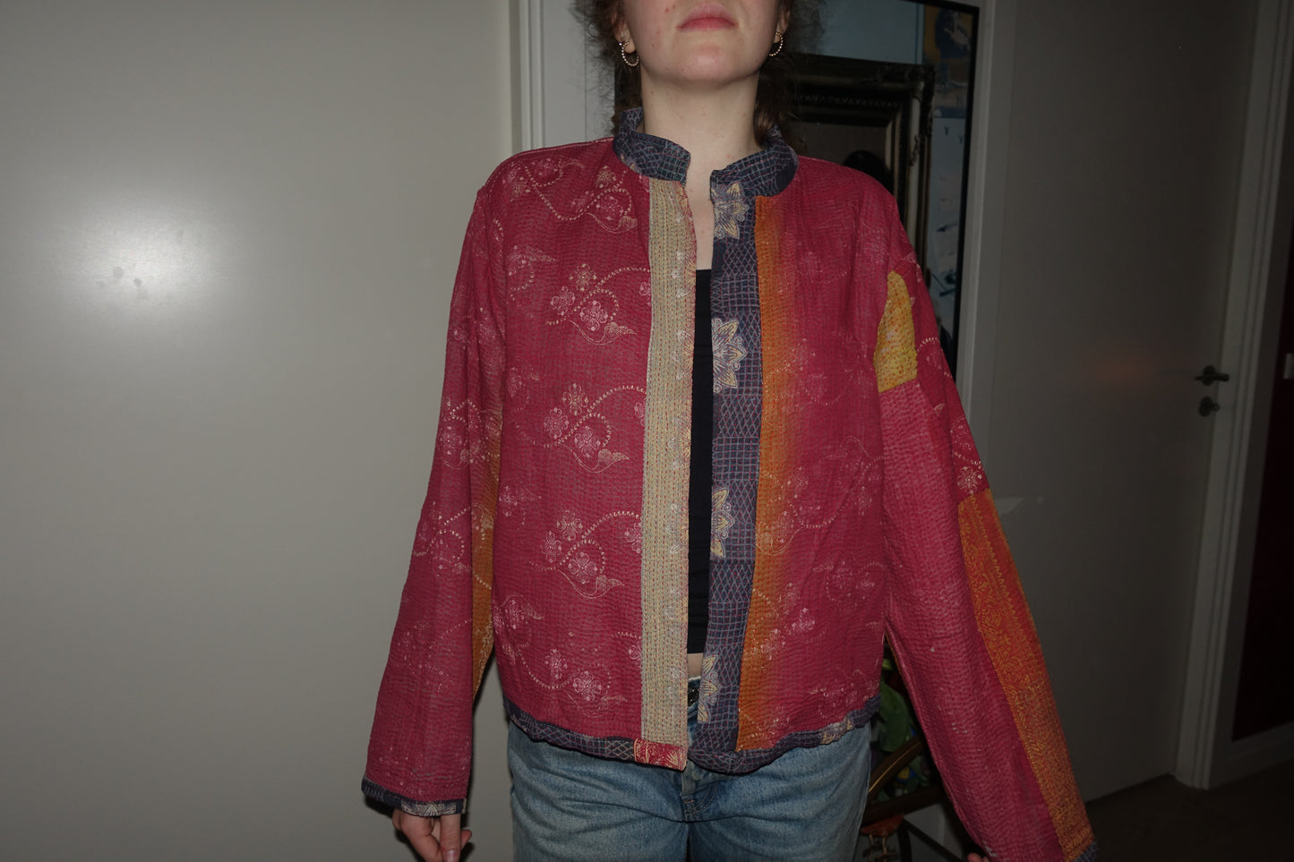 Kantha Quilted Reversible Jacket