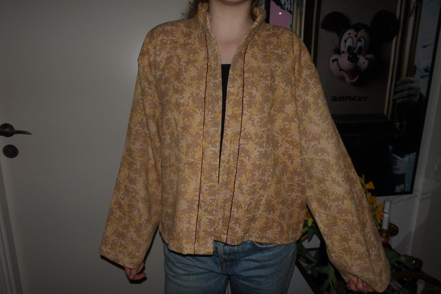 Kantha Quilted Reversible Jacket