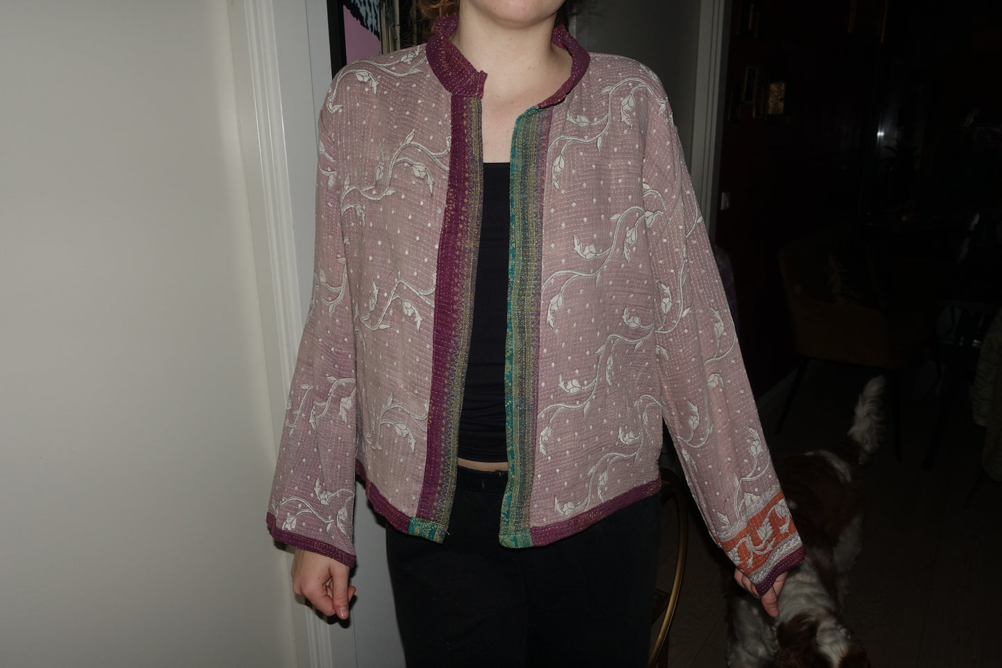 Kantha Quilted Reversible Jacket