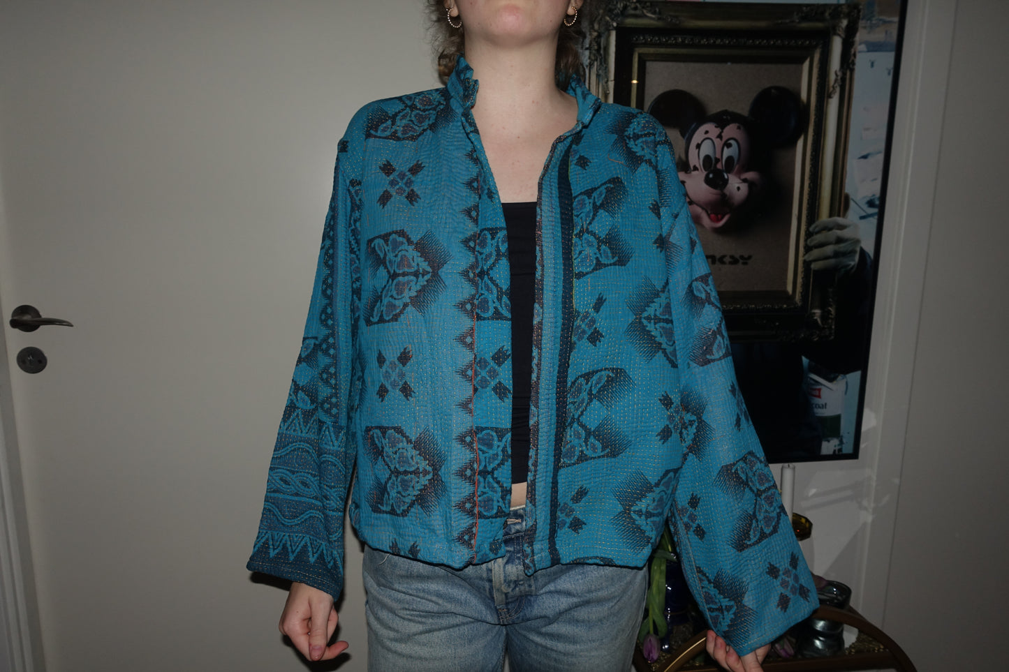 Kantha Quilted Reversible Jacket