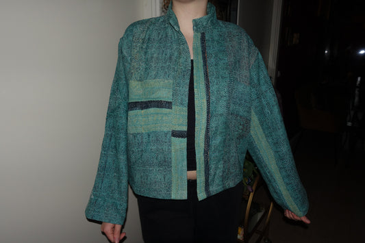 Kantha Quilted Reversible Jacket