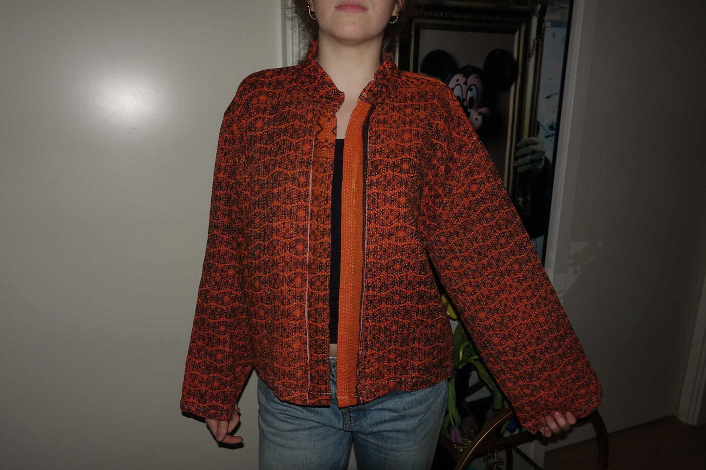 Kantha Quilted Reversible Jacket