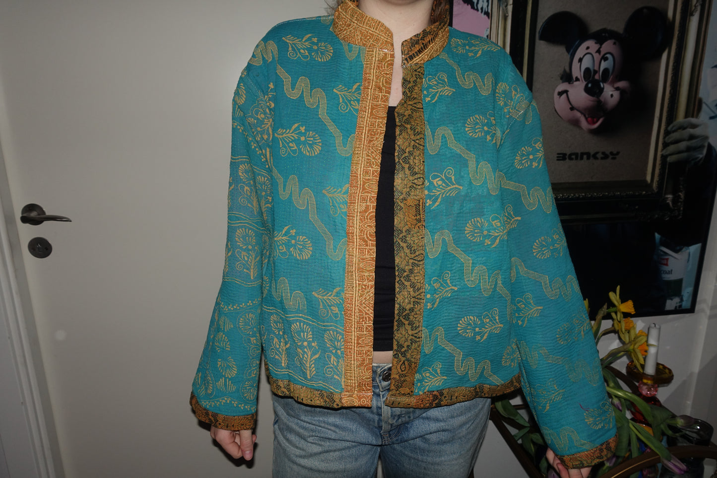 Kantha Quilted Reversible Jacket