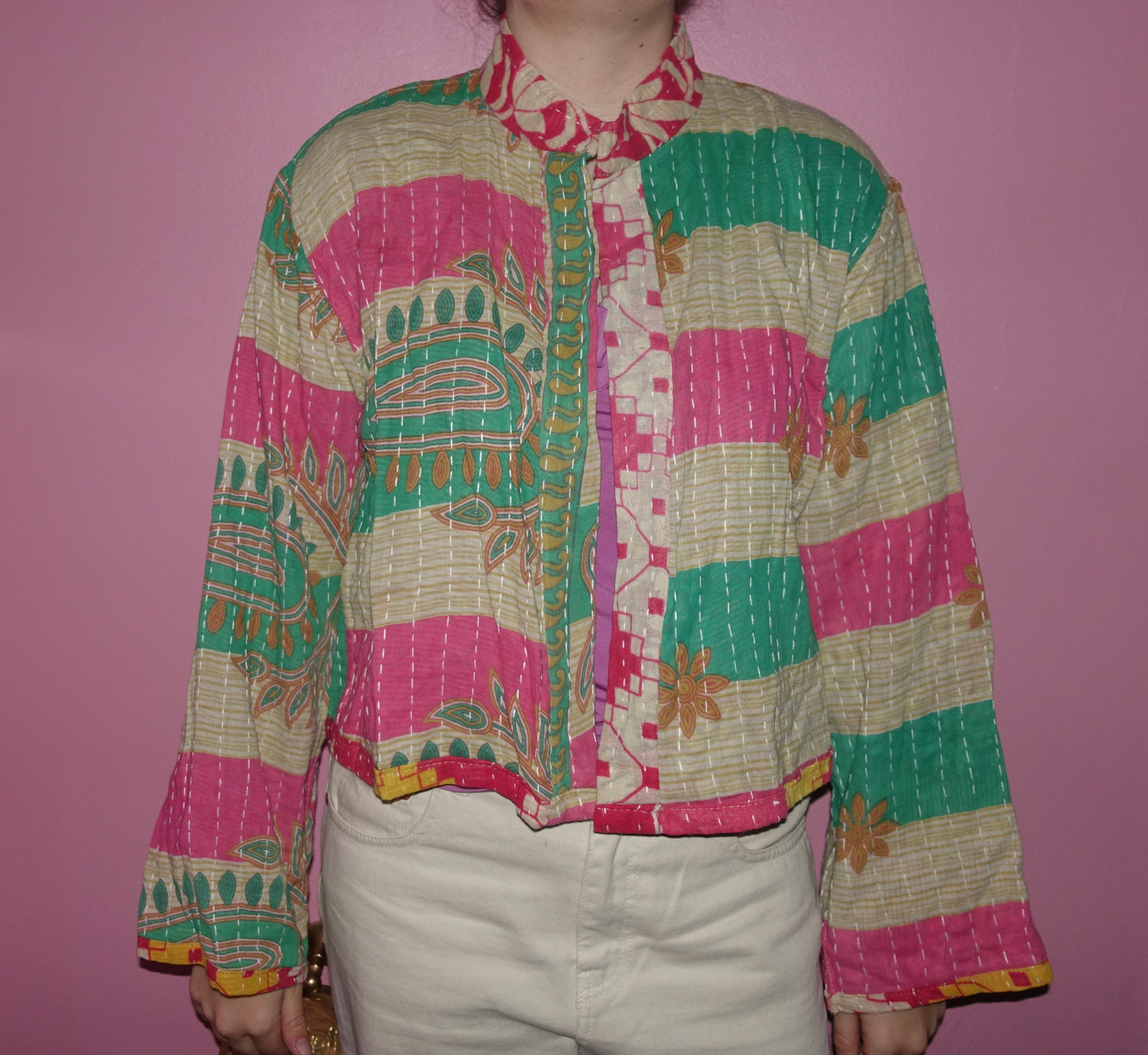 New Kantha Reversible Jacket