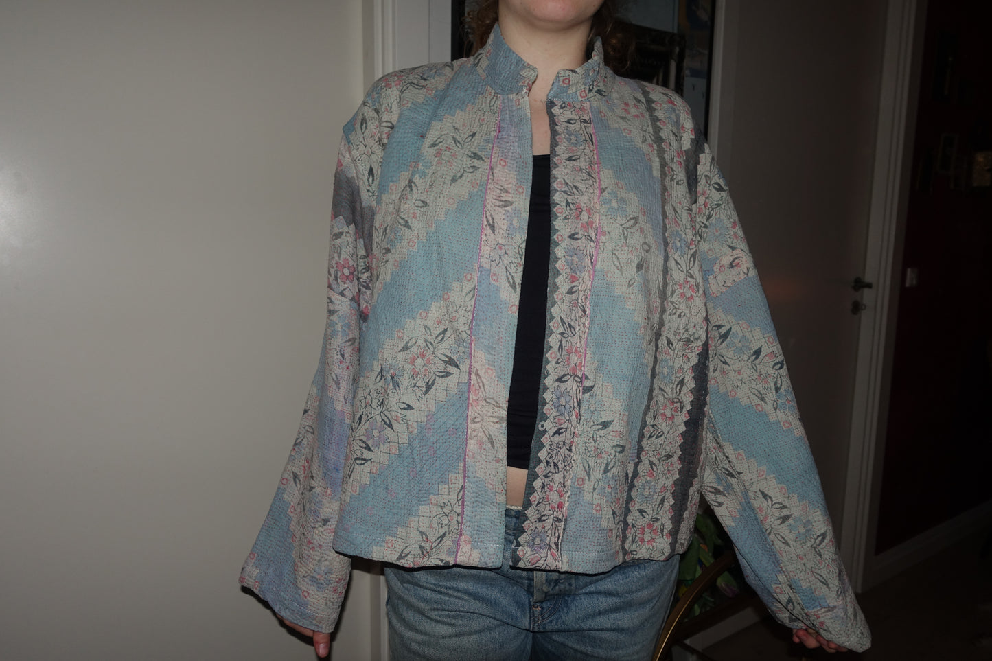 Kantha Quilted Reversible Jacket