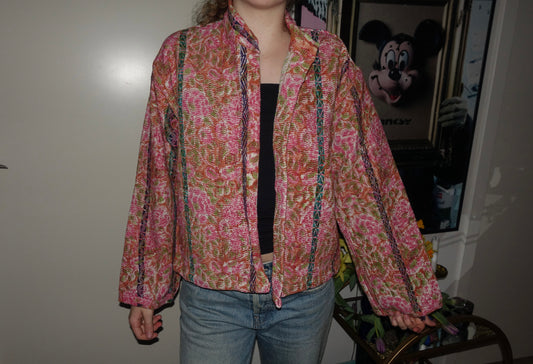 Kantha Quilted Reversible Jacket