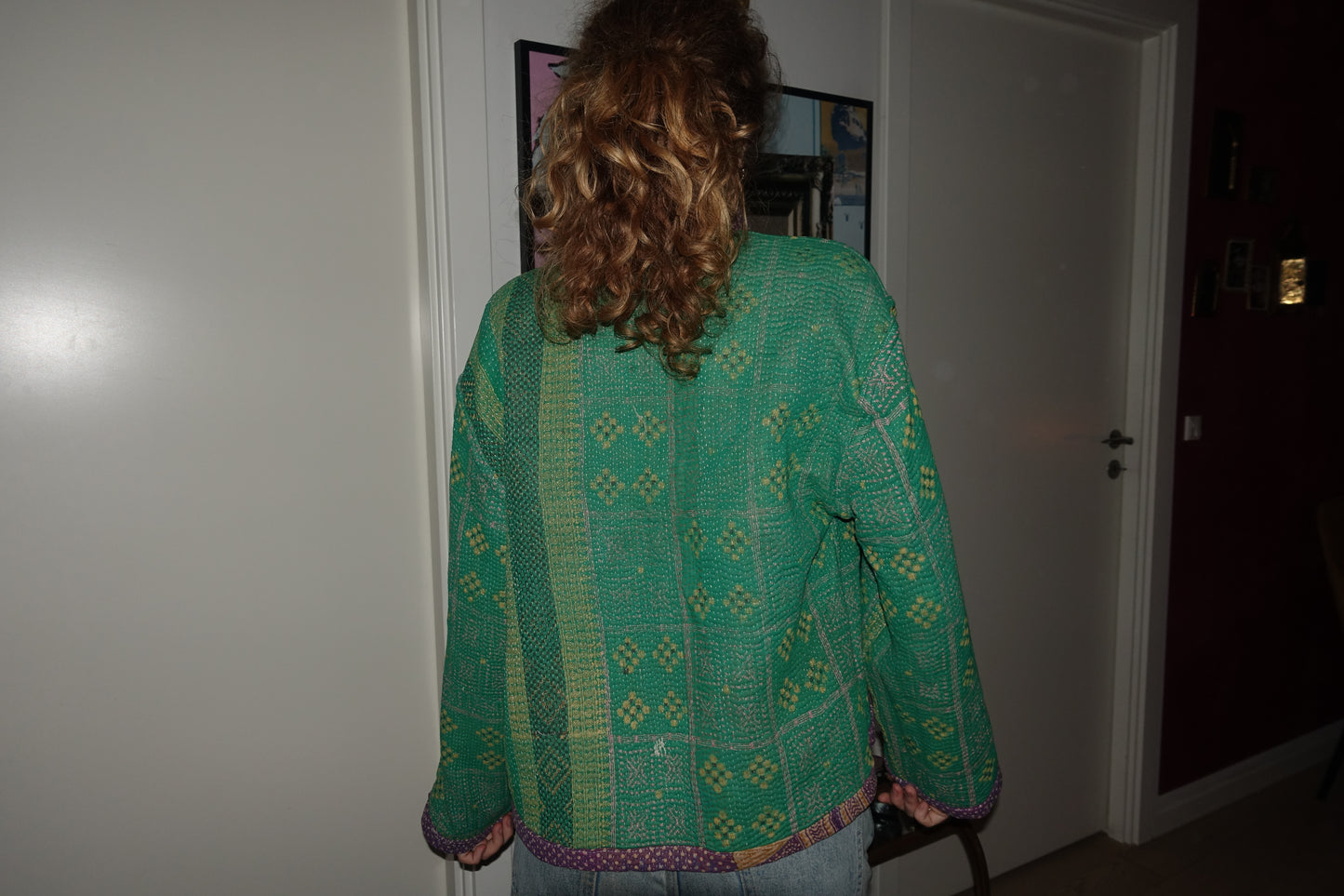 Kantha Quilted Reversible Jacket