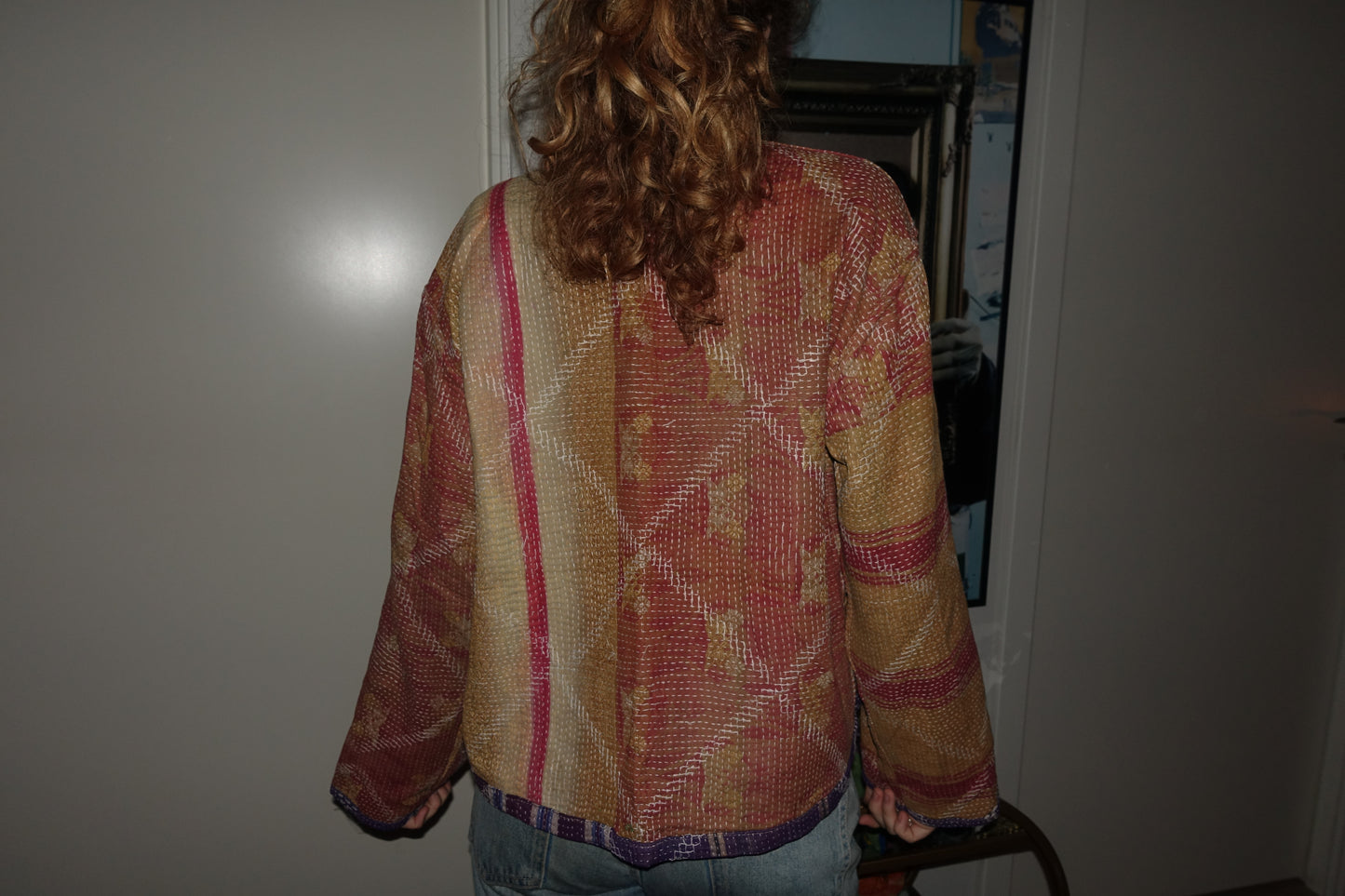 Kantha Quilted Reversible Jacket