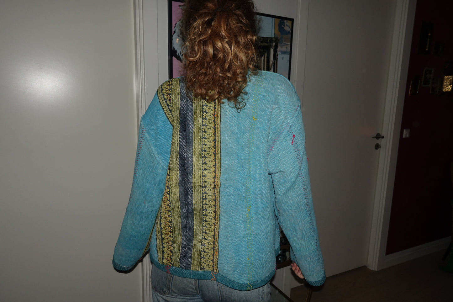 Kantha Quilted Reversible Jacket