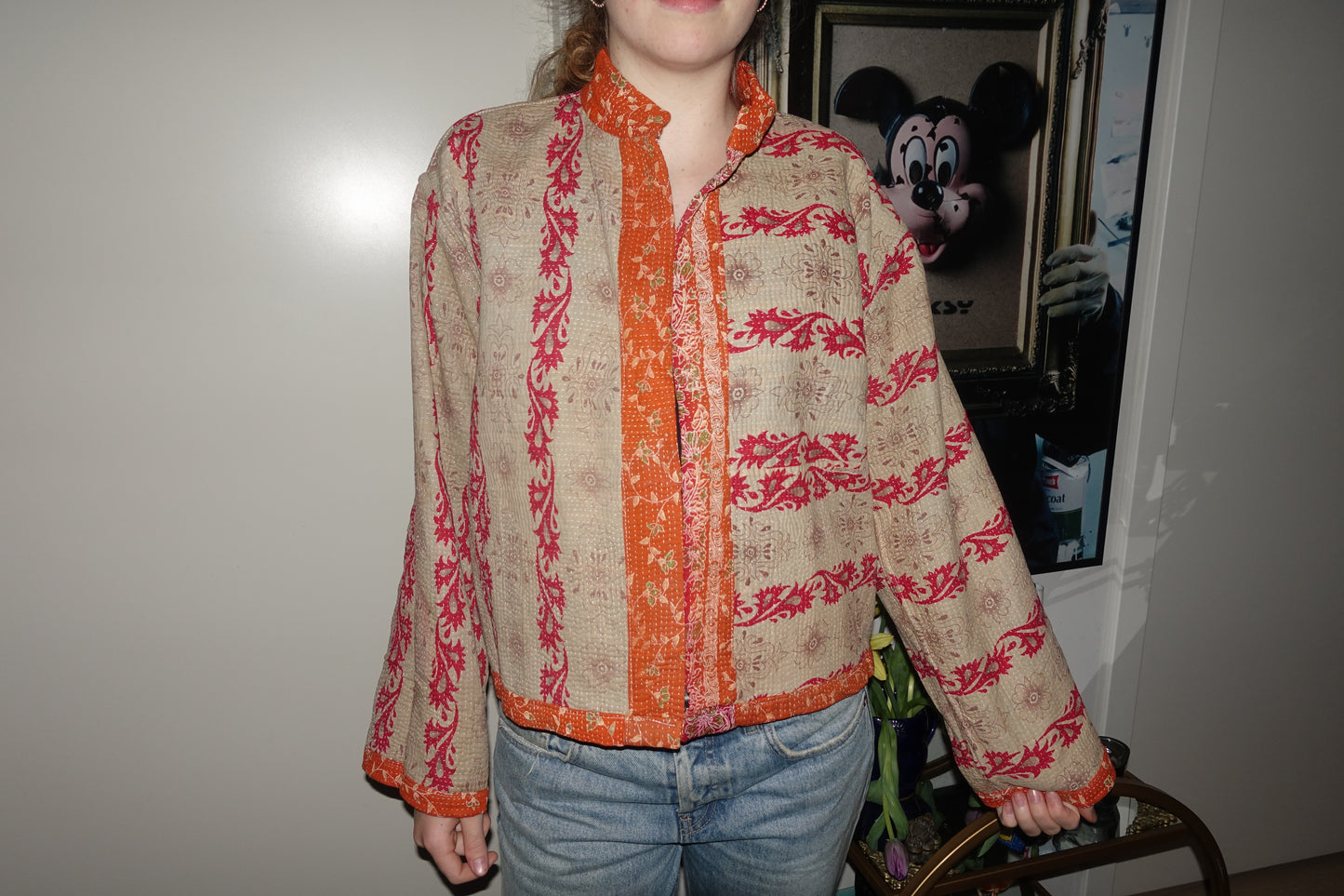 Kantha Quilted Reversible Jacket