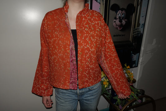 Kantha Quilted Reversible Jacket