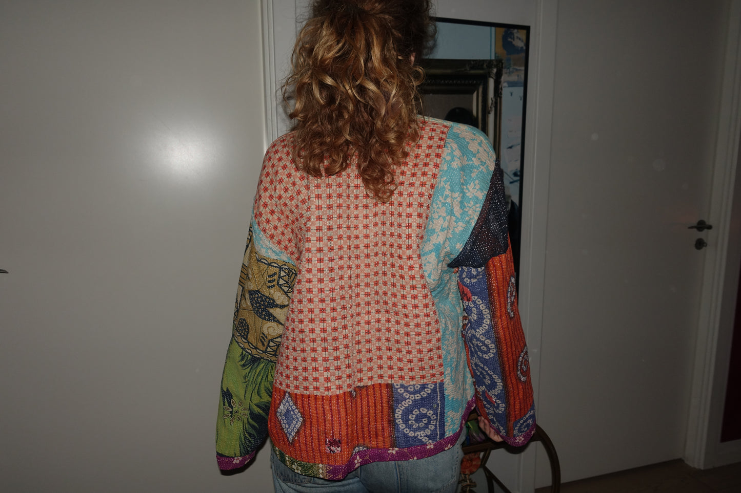 Kantha Quilted Reversible Jacket