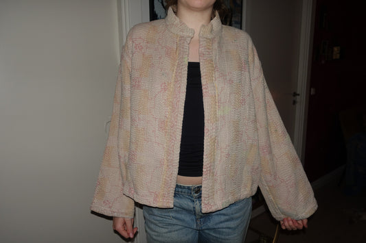 Kantha Quilted Reversible Jacket