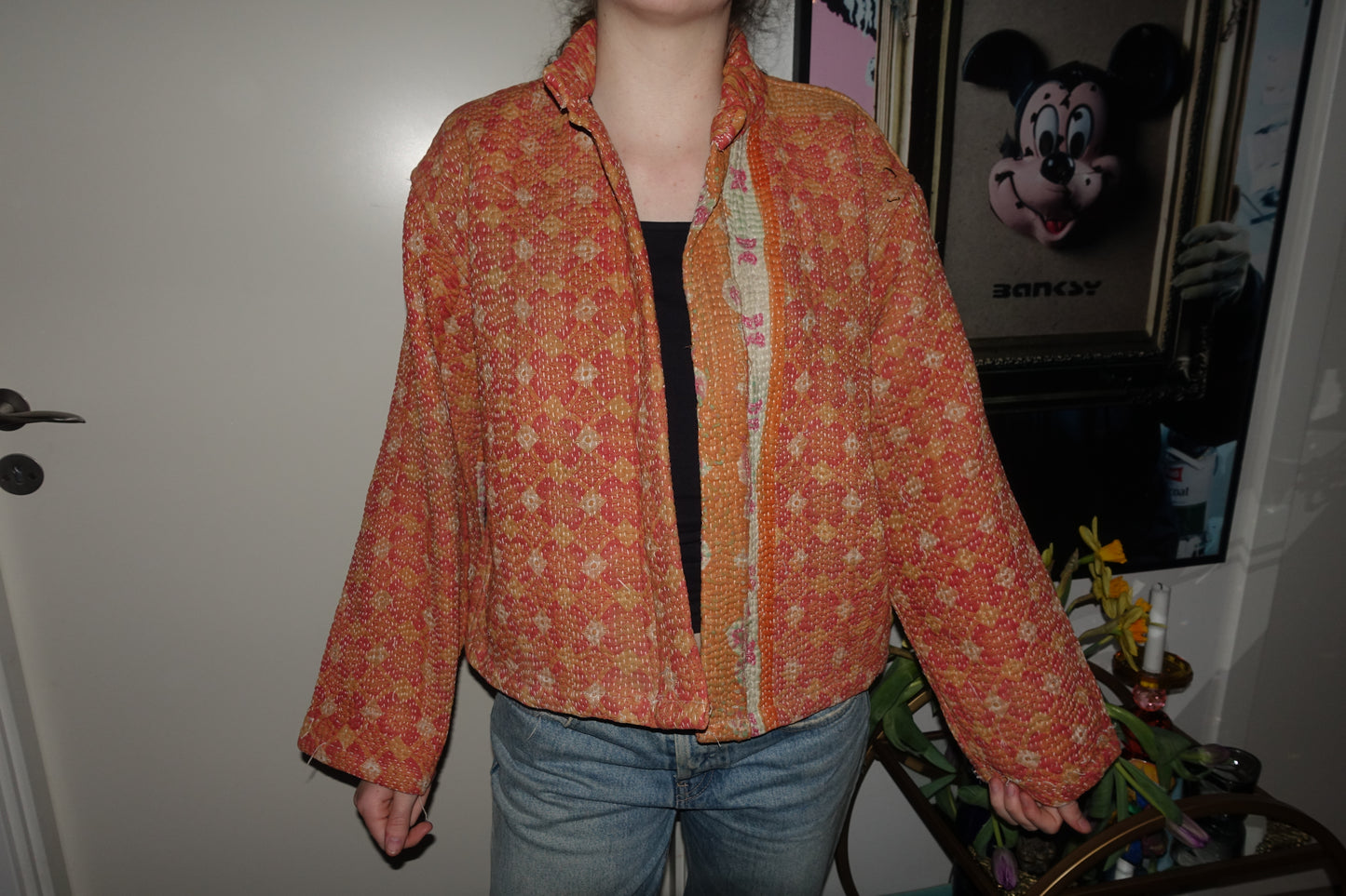 Kantha Quilted Reversible Jacket