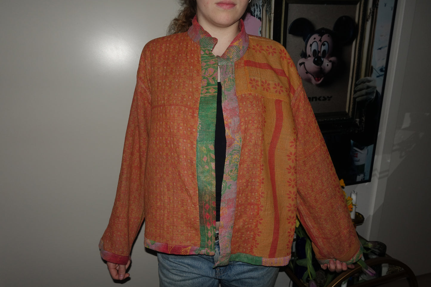 Kantha Quilted Reversible Jacket