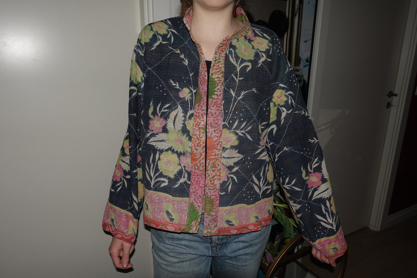 Kantha Quilted Reversible Jacket