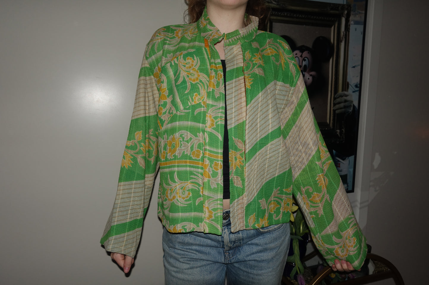 Kantha Quilted Reversible Jacket