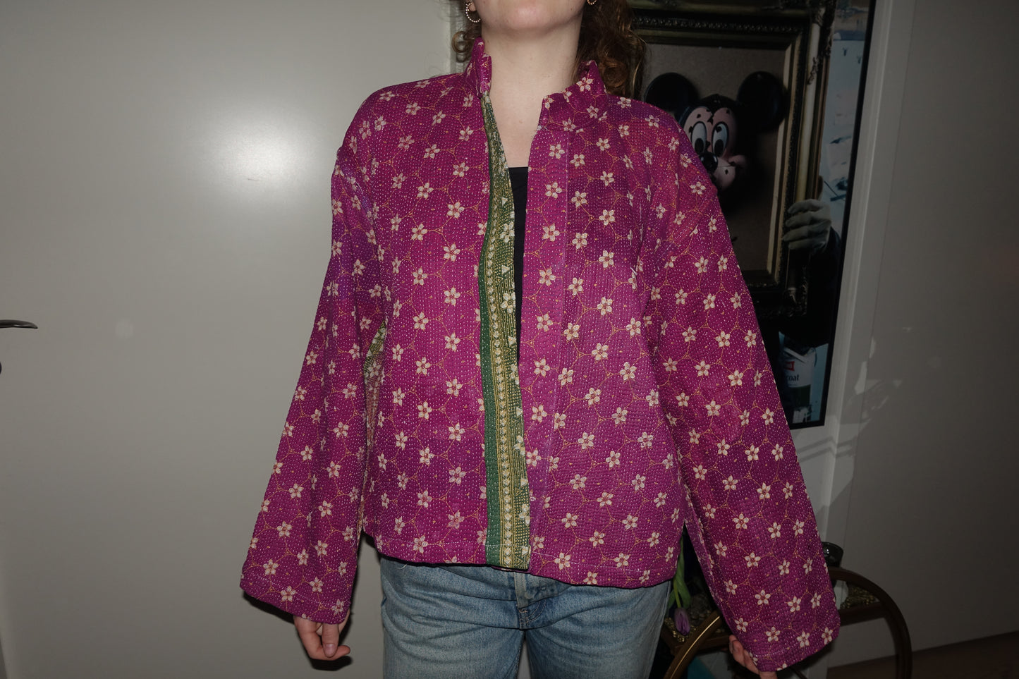 Kantha Quilted Reversible Jacket