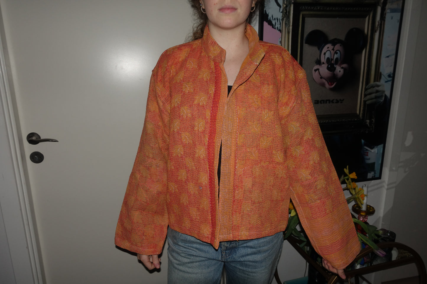 Kantha Quilted Reversible Jacket