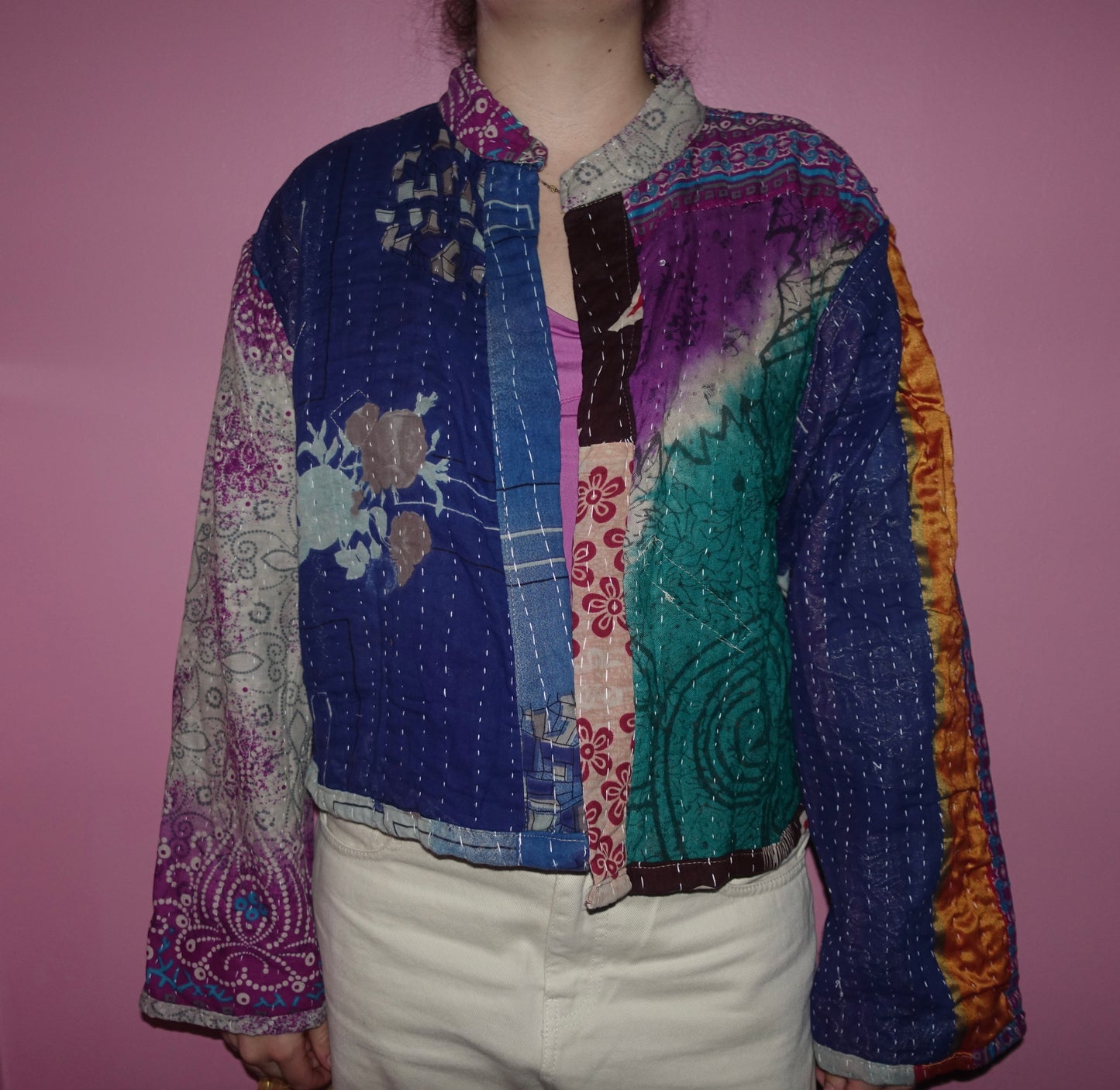 New Kantha Reversible Jacket