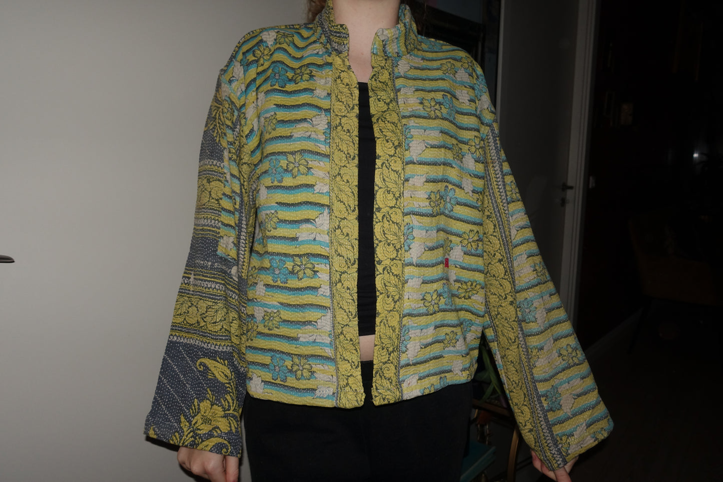 Kantha Quilted Reversible Jacket