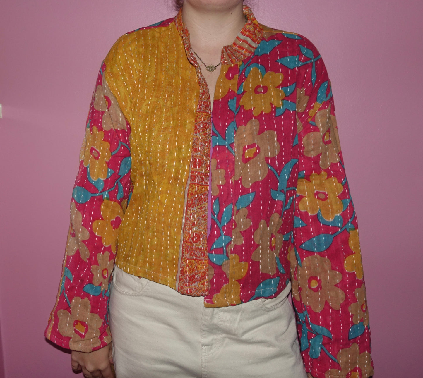 New Kantha Reversible Jacket