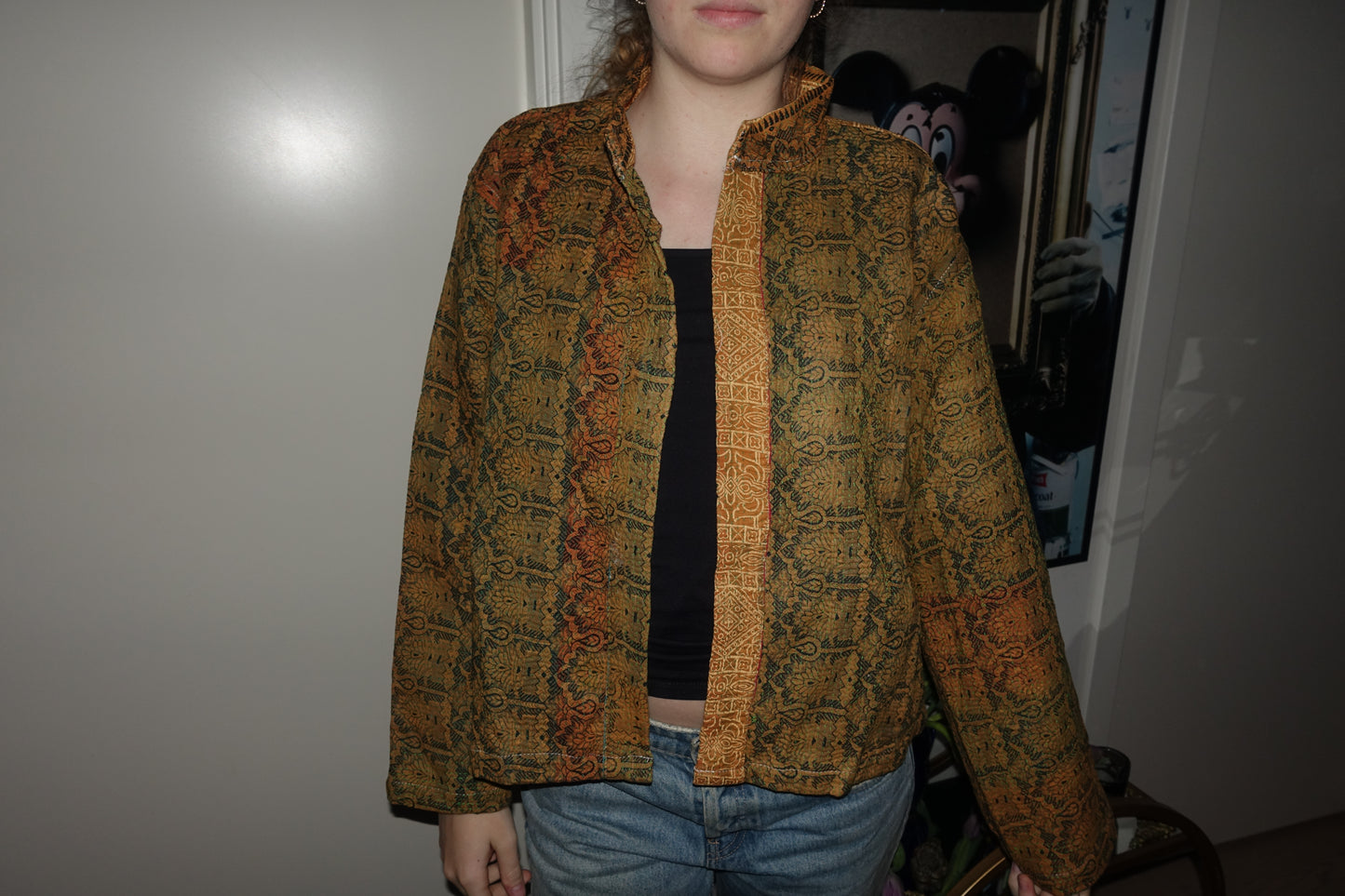 Kantha Quilted Reversible Jacket