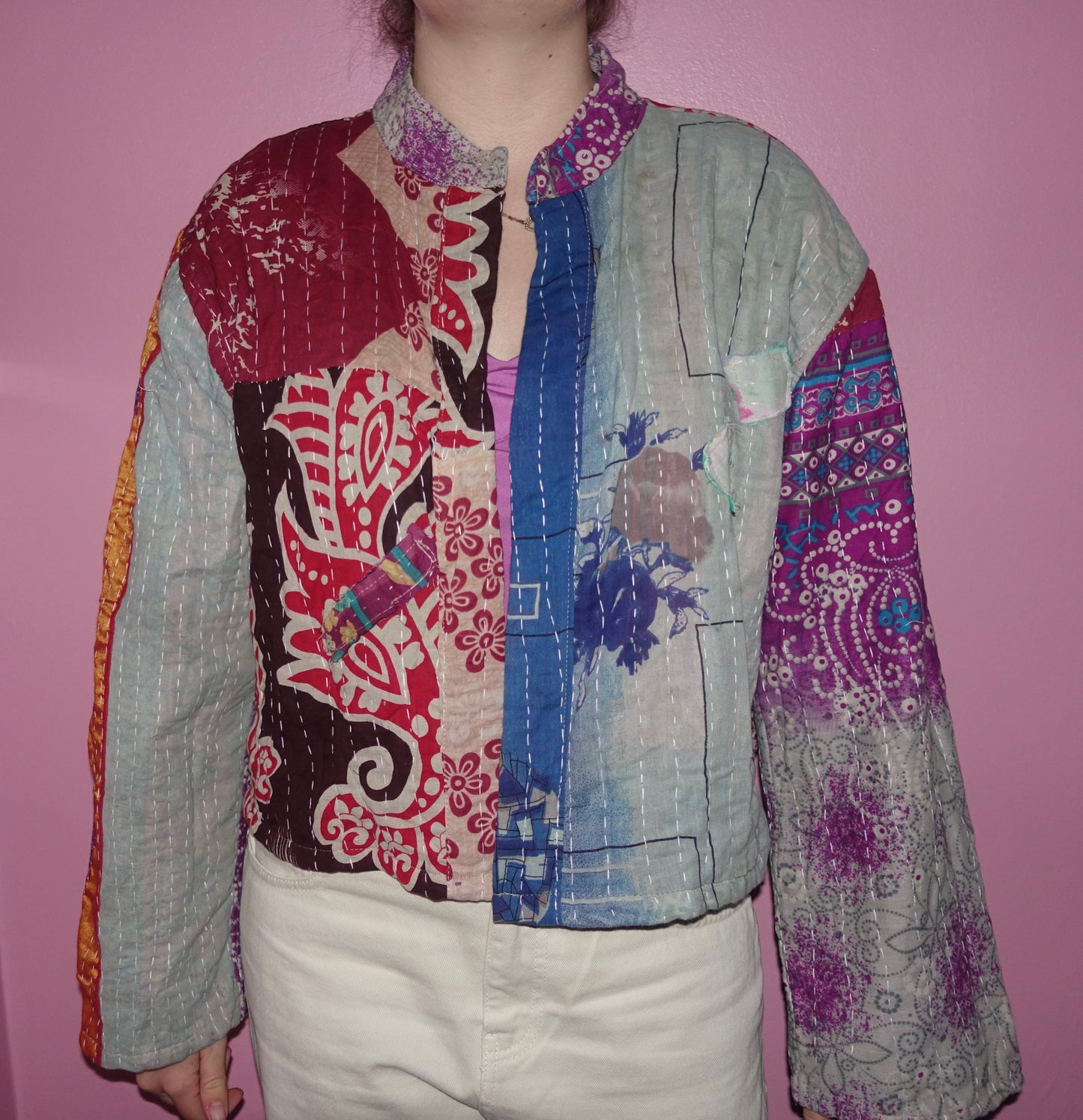 New Kantha Reversible Jacket