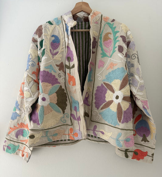 Suzani Hand Embroidered Jacket 17