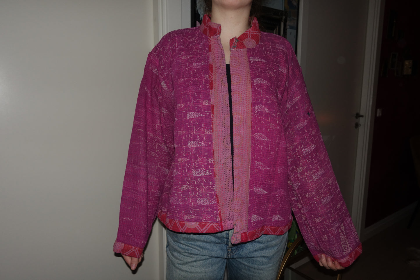 Kantha Quilted Reversible Jacket