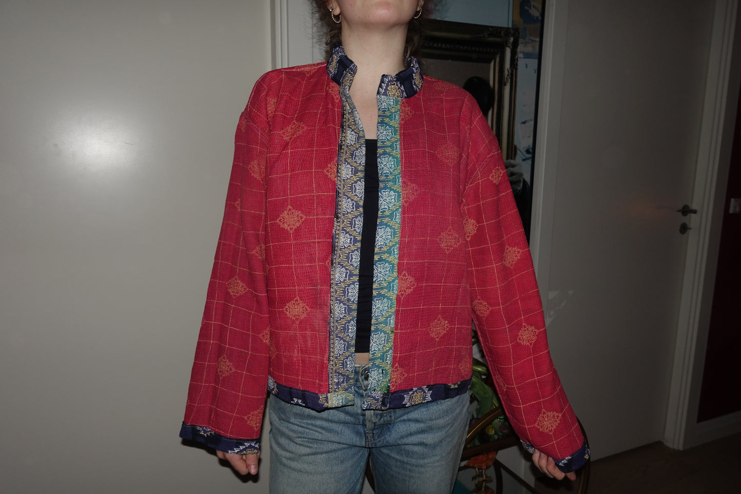 Kantha Quilted Reversible Jacket