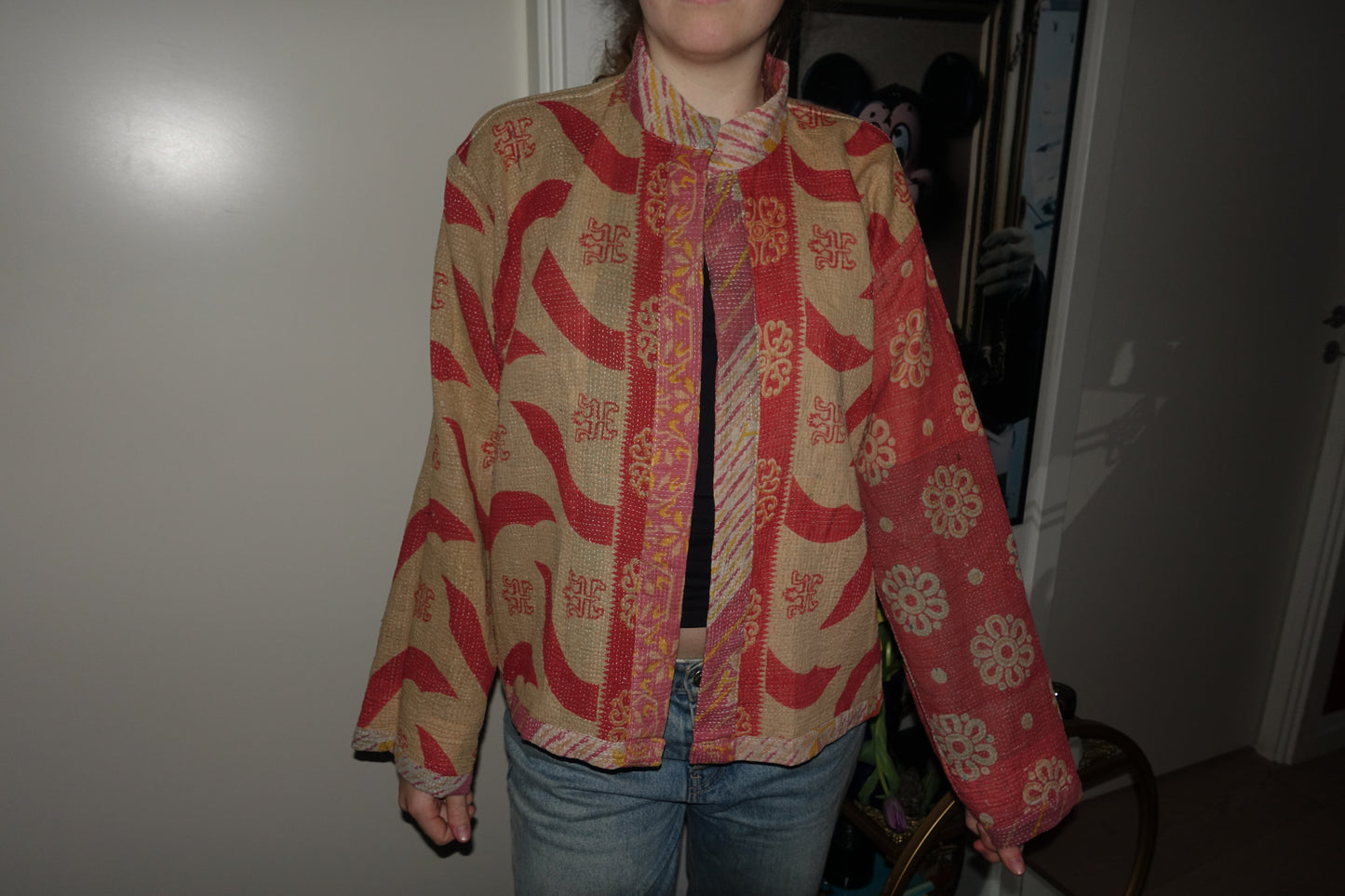 Kantha Quilted Reversible Jacket