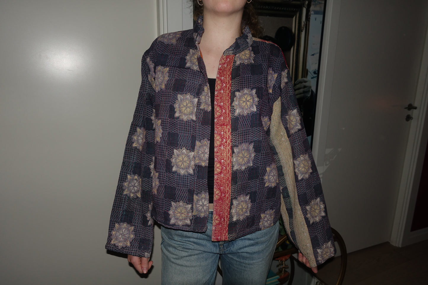 Kantha Quilted Reversible Jacket