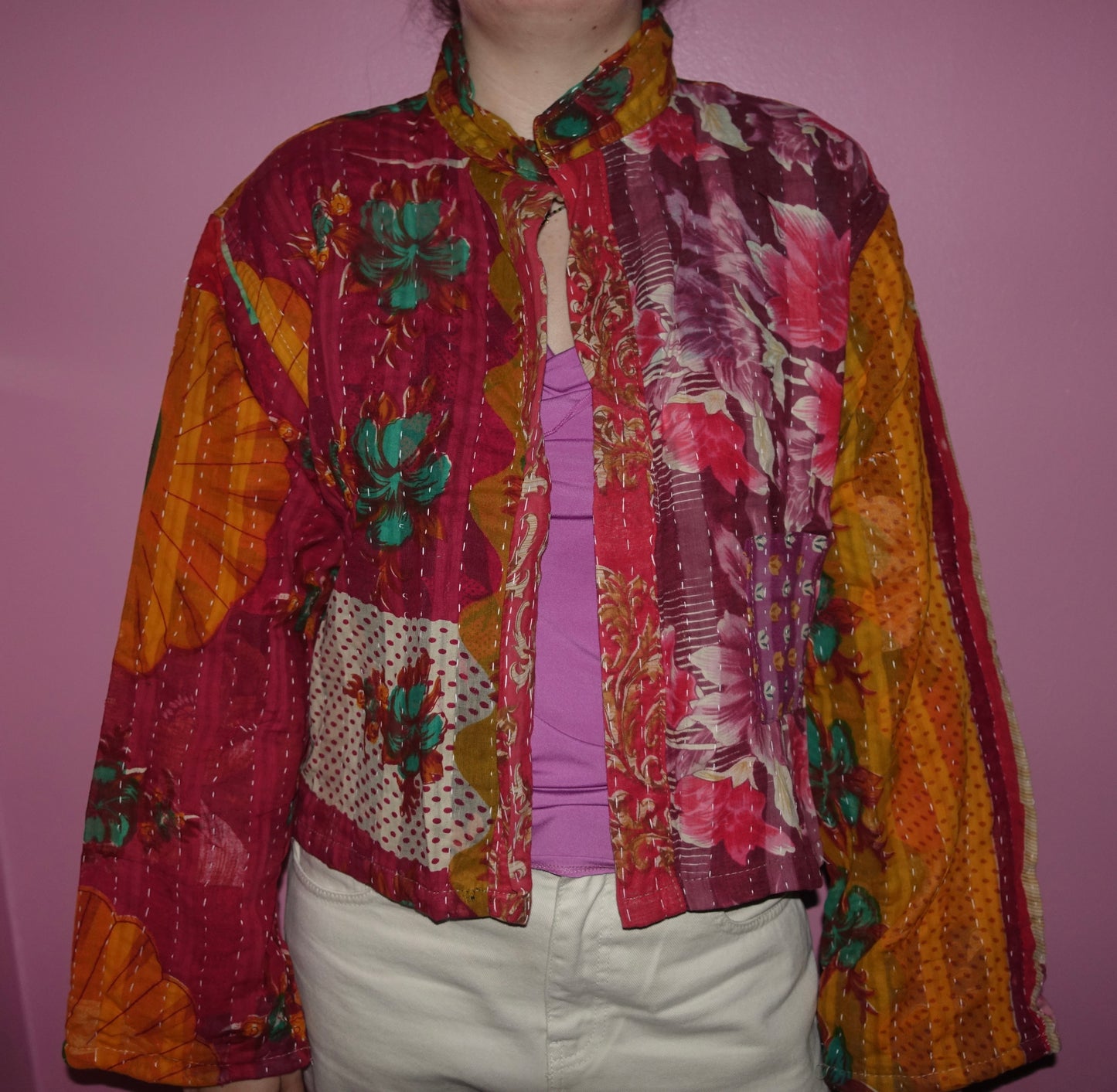 New Kantha Reversible Jacket