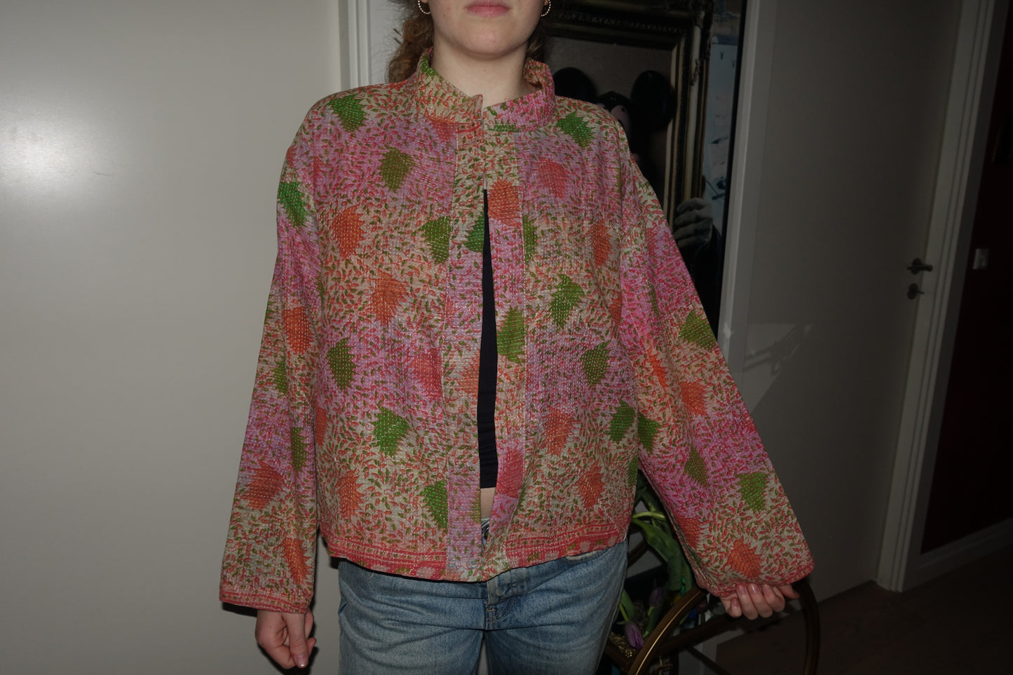 Kantha Quilted Reversible Jacket