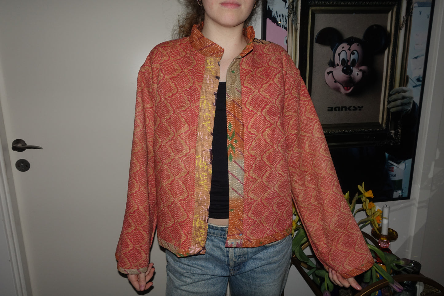 Kantha Quilted Reversible Jacket