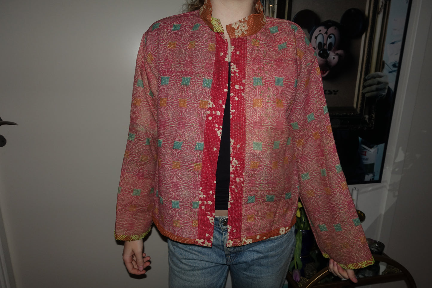 Kantha Quilted Reversible Jacket