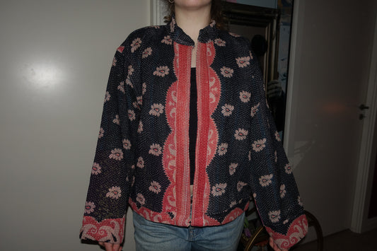 Kantha Quilted Reversible Jacket