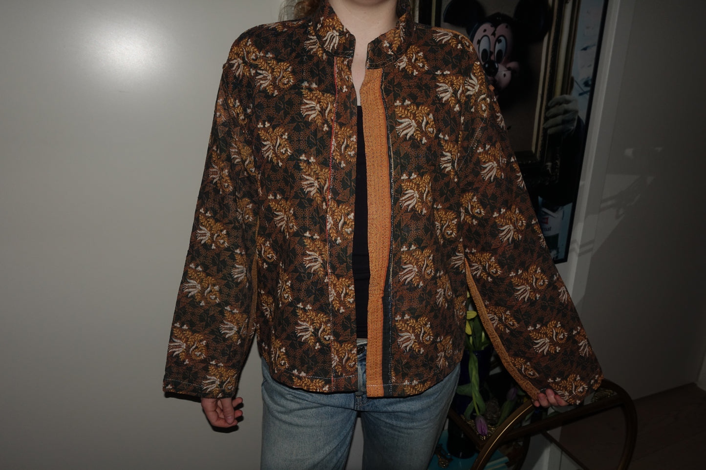 Kantha Quilted Reversible Jacket