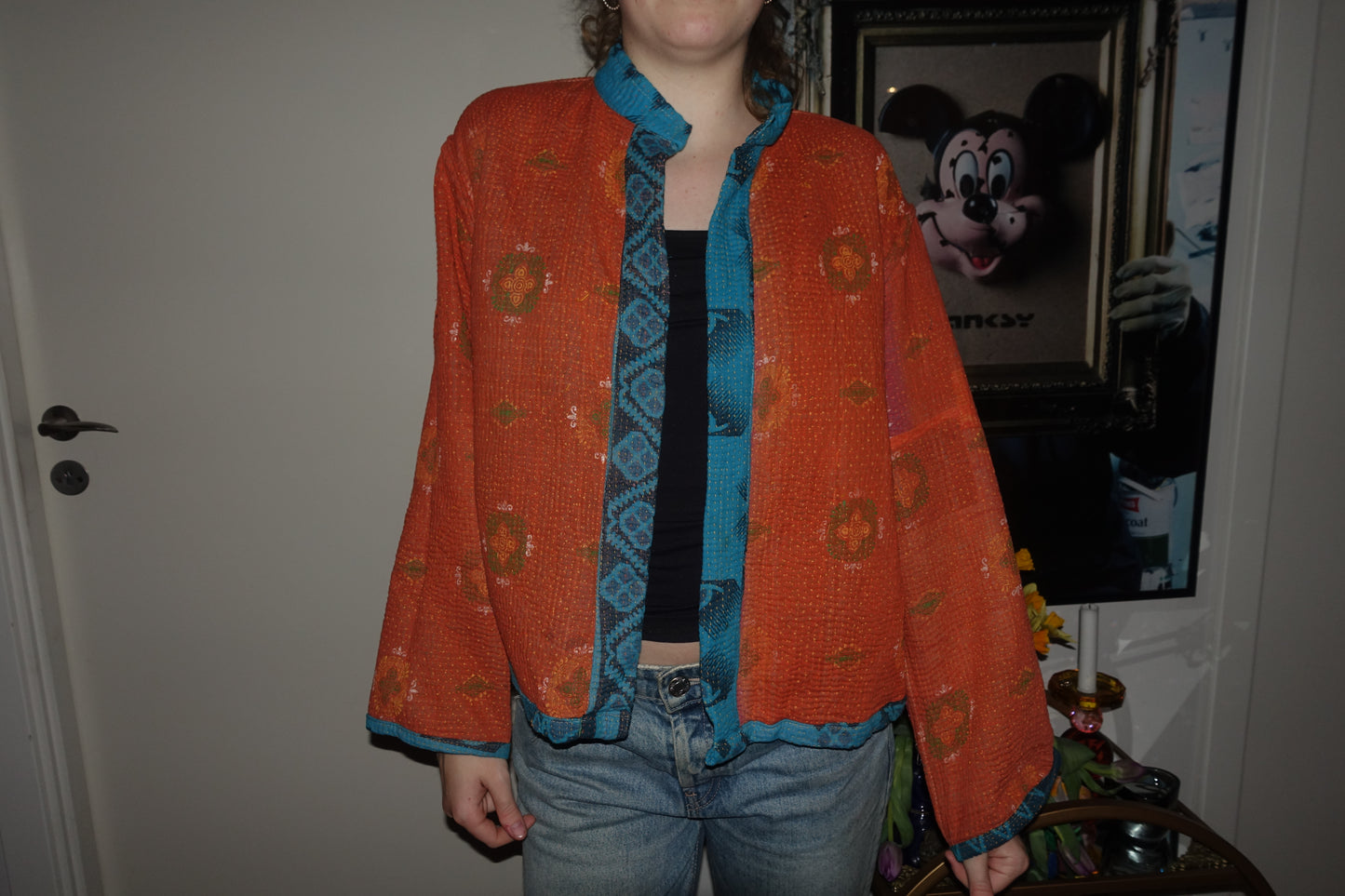 Kantha Quilted Reversible Jacket